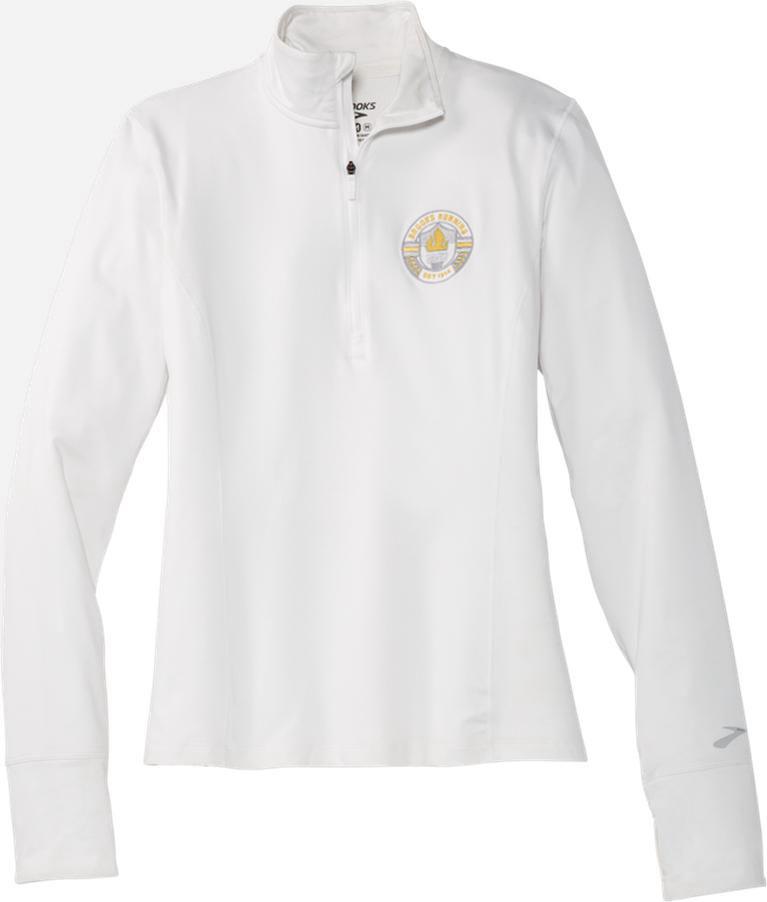 Brooks Dash 1/2 Zip Jaquetas De Corrida Mulher Branco (59420TELC)